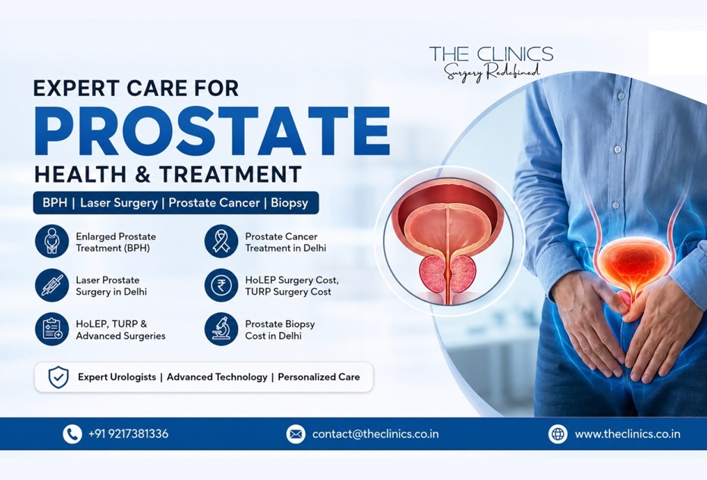 Best Urologist for Prostate | Laser Prostate Surgery in Delhi – The Clinics