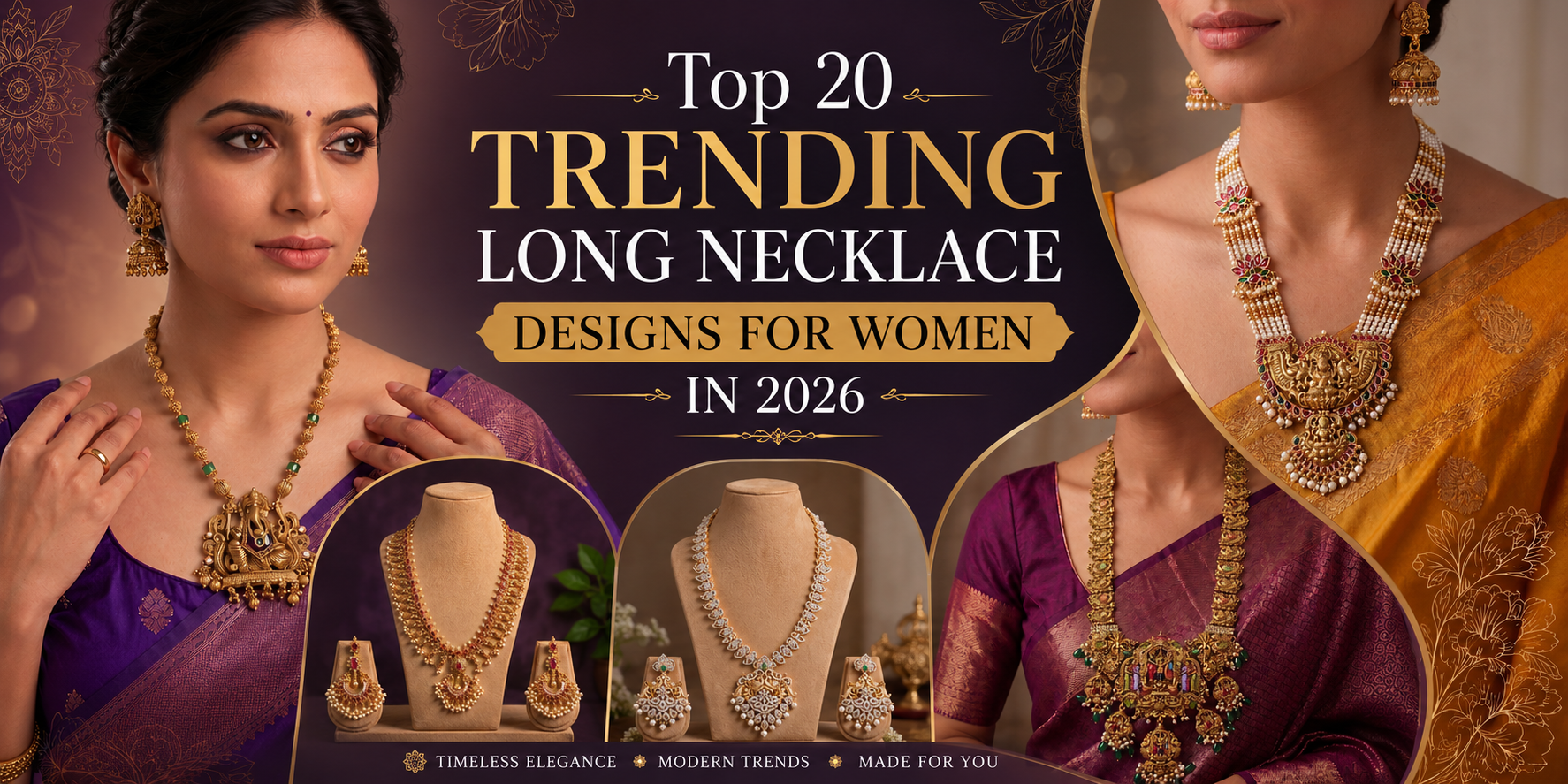 Top 20 Trending Long Necklace Designs for Women 2026 – LumibellaFashion