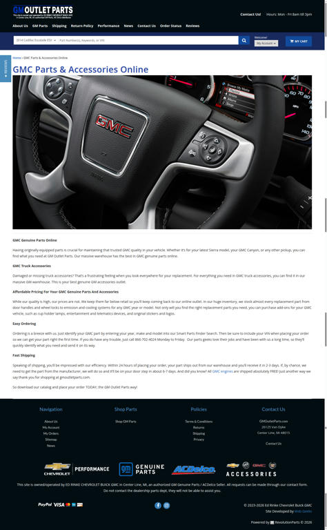 Buy Genuine GMC Sierra Accessories