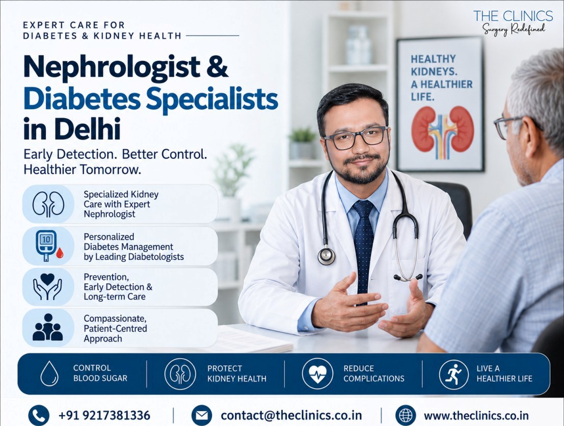 Nephrologist Doctor in Delhi and Diabetes Specialists – The Clinics