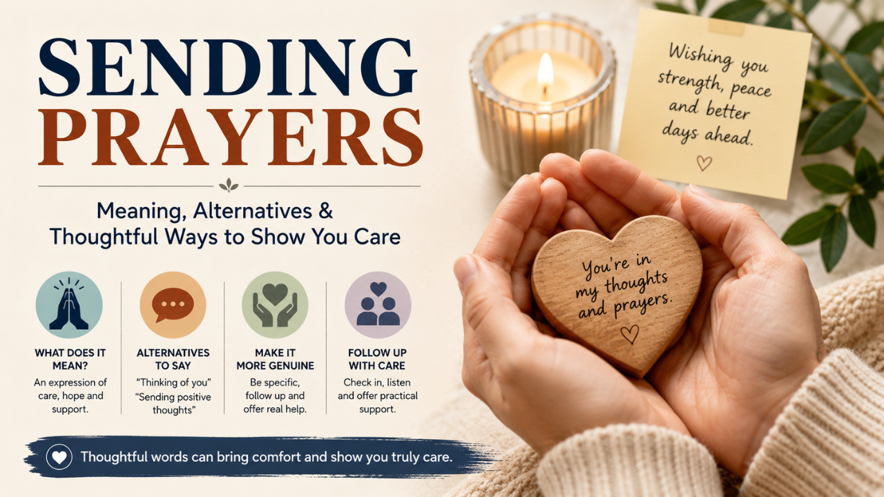 Sending Prayers: Best Messages, Alternatives and Examples