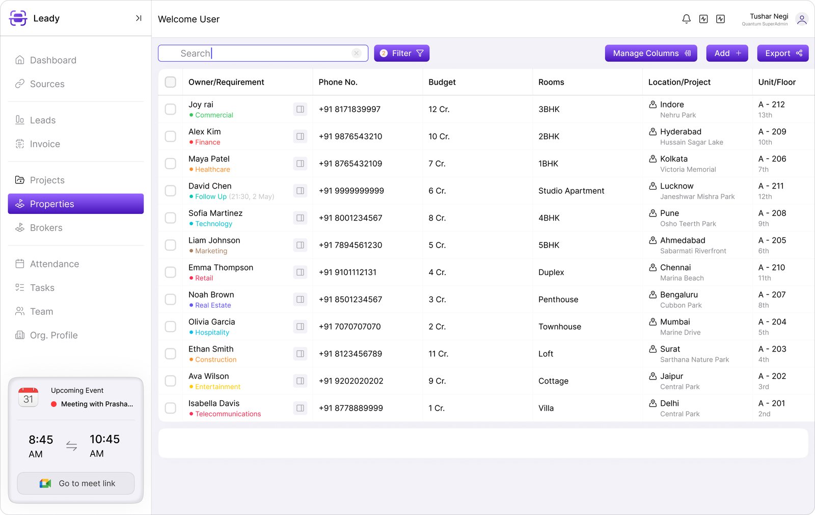 Managing Multiple Projects Efficiently in One CRM | Leady Nest Blog