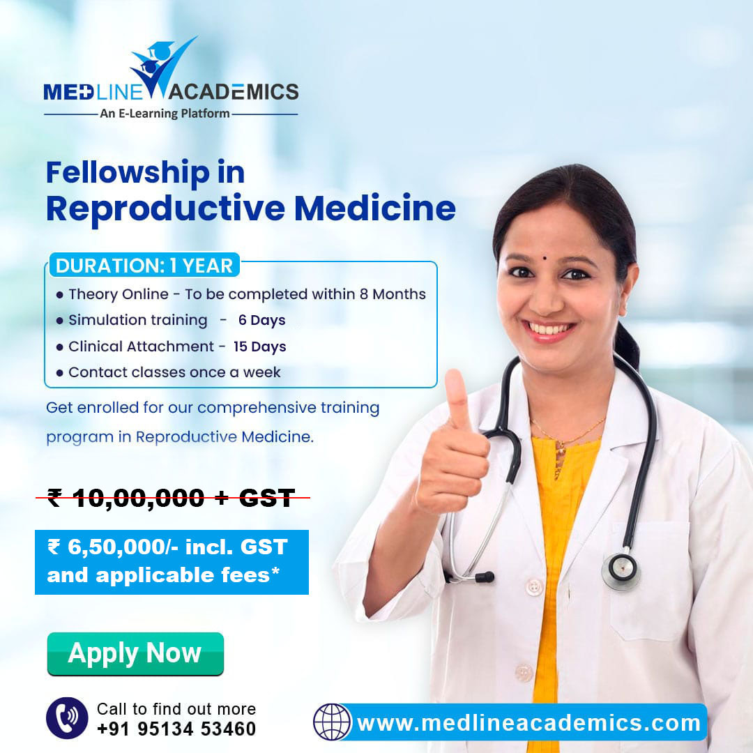 Fellowship in Reproductive Medicine in Bangalore, India