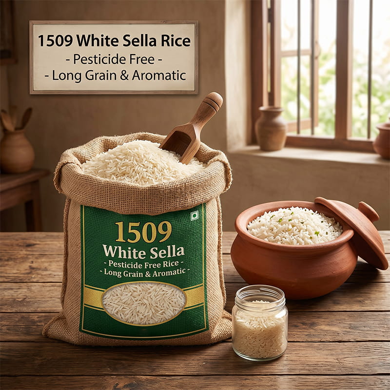 Pesticides Free 1509 Basmati Rice Exporter in India - SB Rice Mill
