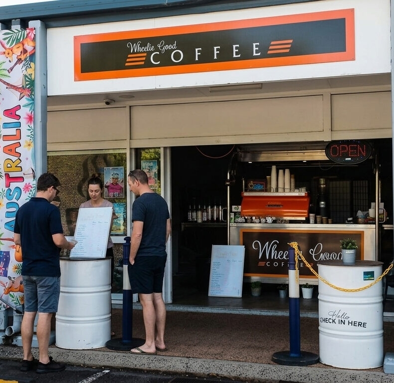 Best Coffee Shop in Port Douglas - Wheelie Good Coffee - Port Douglas