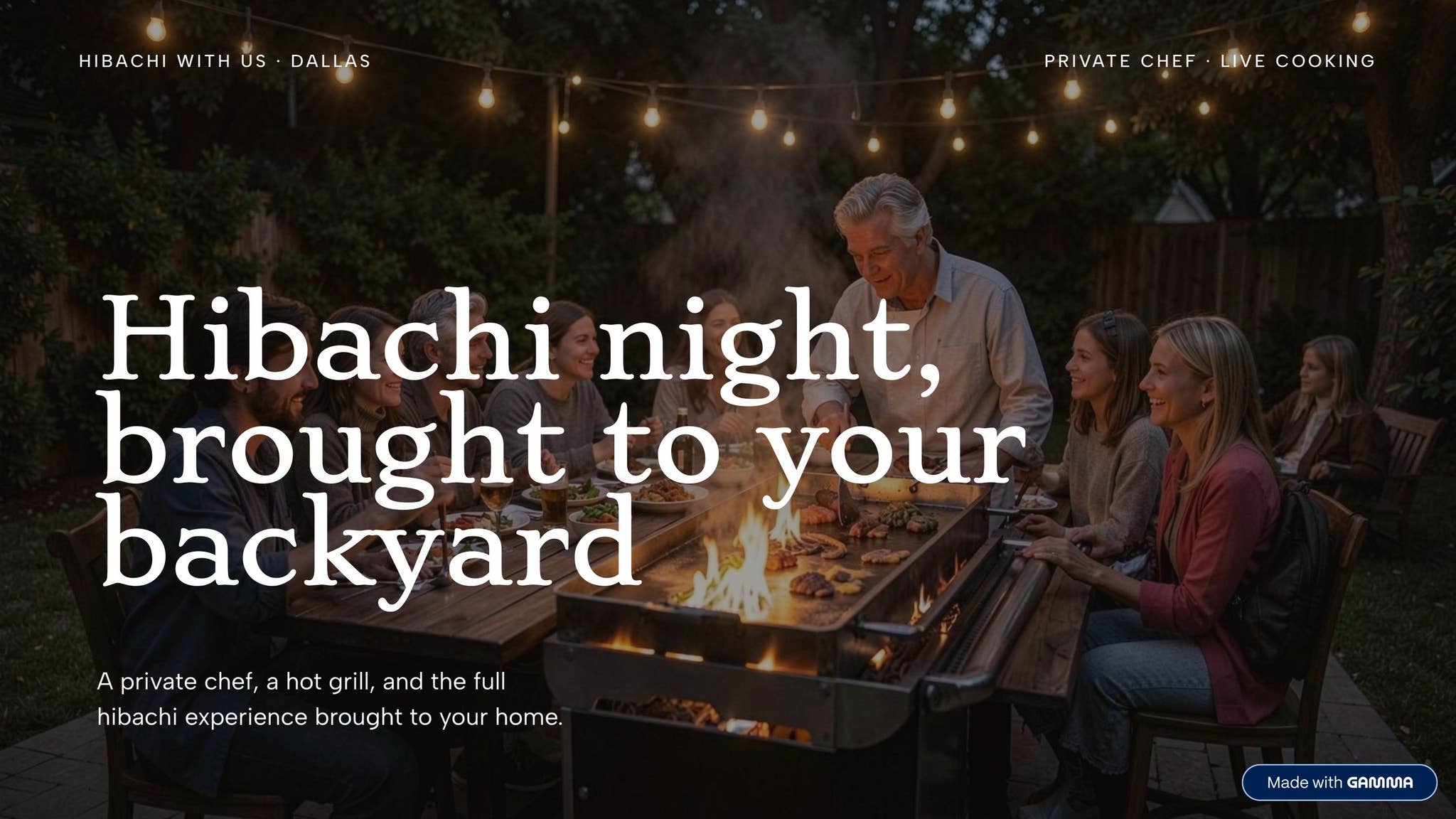 Mobile Hibachi Dallas | Private Chef & Backyard Dining by Hibachi With Us - Issuu